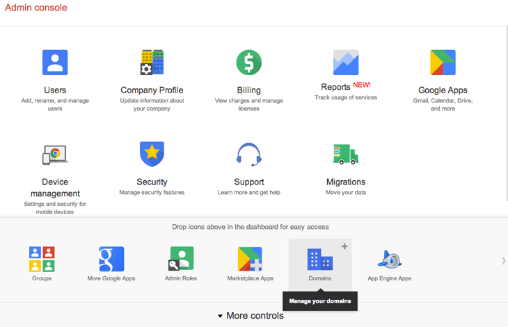 Google Apps Add Domain