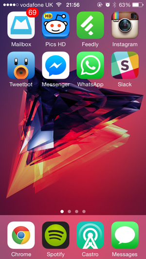 Home screen Apps